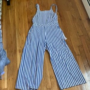 striped jumpsuit